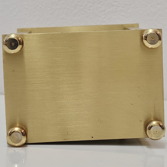 Alfred Sung Gold Table Clock with Handle - Picture 10 of 16